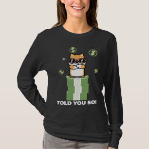 T-shirt Jeton Crypto Shiba Inu Shib Hodlers Je Vous L'avai