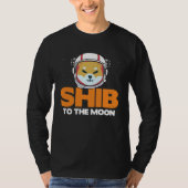 T-shirt Jeton Shib Shiba Inu Crypto Mème Pièce Moon Chien (Devant)