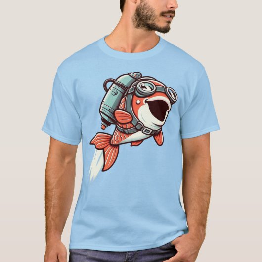 T-shirt Jetpack KoiRide (Devant)