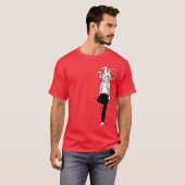 T-shirt jets à chaîne (Devant entier)