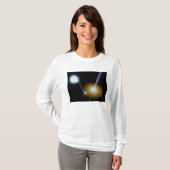 T-shirt Jets de matériel fuyant (Devant entier)