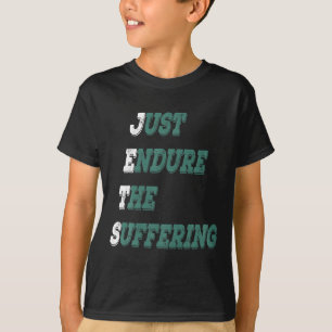 T-shirt Jets drôles endurent simplement le pied souffrant 