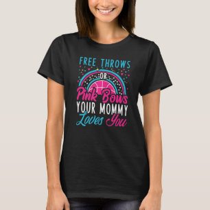 T-shirt Jets Libres Ou Bows Rose Votre Maman Vous Aime Mig