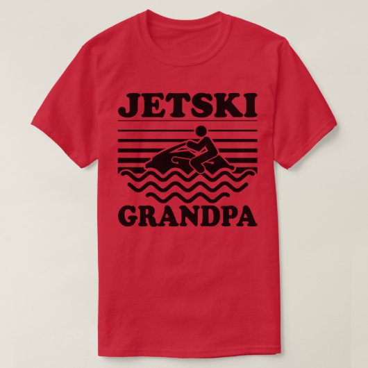 T-shirt Jetski Jetski Grand-père 2 (Design devant)