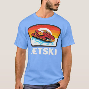 T-shirt Jetski Sports nautiques Retro Jet Ski