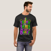 T-shirt Jette-Moi Quelques Perles Hommes Femmes Mardi Gras (Devant entier)
