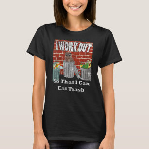T-shirt J'Étudie Pour Que Je Puisse Manger Des Déchets, Di