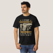 T-shirt J'Étudie Triggernometry Bon Avec Les Nombres Gun E (Devant entier)