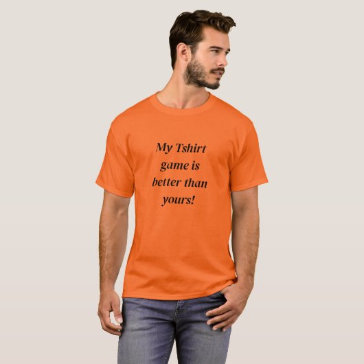 T-shirt Jeu (Devant entier)