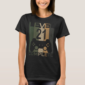 T-shirt Jeu 21 ans LVL 21 Complet 2000 Niveau 21