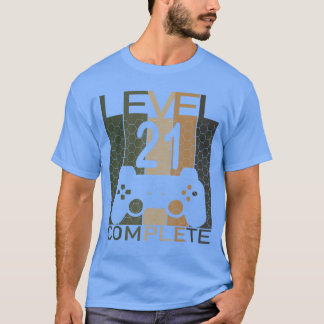 T-shirt Jeu 21 ans NVL 21 Terminé 2000 Niveau 21