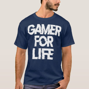 T-shirt JEU 365 Gamer For Life Tee For Video Game
