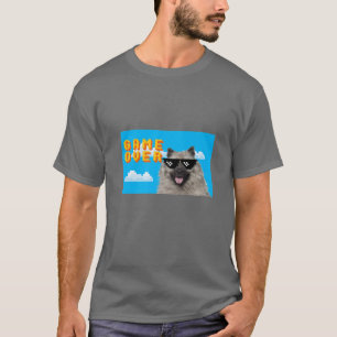 T-shirt Jeu 8 bits sur Keeshonden