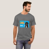T-shirt Jeu 8 Bits Sur Lhassa Apso (Devant entier)