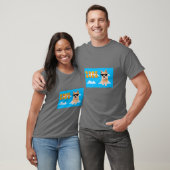 T-shirt Jeu 8 bits sur Norwich Terrier (Unisexe)