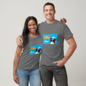 T-shirt Jeu 8 bits sur Papillon (Unisexe)