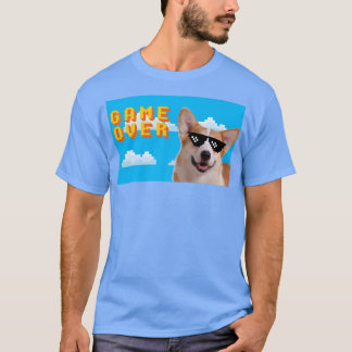 T-shirt Jeu 8 bits sur Pembroke Welsh Corgi 4