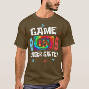 T-shirt Jeu À La Maternelle Retour À L'École Tie Dye Vidéo
