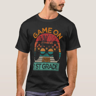 T-shirt Jeu activé 1re année  Rentrée scolaire Jeux vidéo 