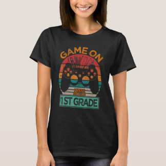 T-shirt Jeu activé 1re année  Rentrée scolaire Jeux vidéo 
