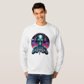 T-shirt Jeu Alien Extraterrestrial en cours (Devant entier)