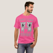 T-shirt Jeu animal Wombat main-à-main (Devant entier)