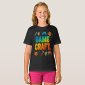 T-Shirt Jeu Artisanat Rétro Gamer (Devant entier)