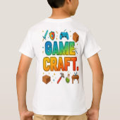 T-Shirt Jeu Artisanat Rétro Gamer (Dos)