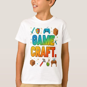 T-Shirt Jeu Artisanat Rétro Gamer
