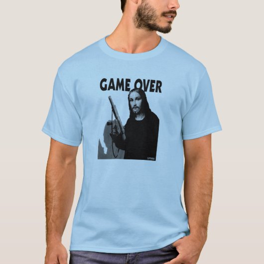T-shirt Jeu au-dessus de chemise (Devant)