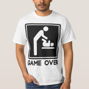 T-shirt Jeu au-dessus de nouveau bébé pour le papa de