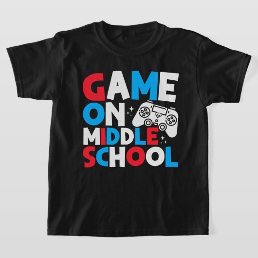 T-shirt Jeu Au Milieu De L'École Secondaire Funny Annivers (Poser)