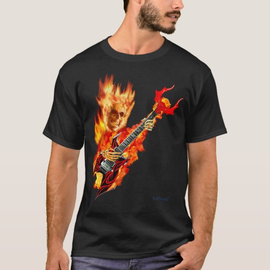 T-shirt Jeu avec le feu d'enfer (Devant)