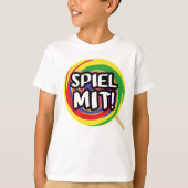 T-shirt Jeu avec moi logo tee-shirt enfants (Devant)