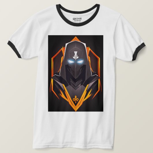 T-shirt Jeu avec style : Vector Ghost Silhouette Tee (Design devant)
