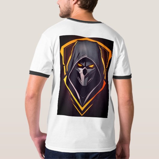 T-shirt Jeu avec style : Vector Ghost Silhouette Tee (Dos)