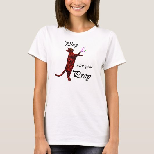 T-shirt Jeu avec votre proie (tennis) (Devant)