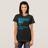 T-shirt Jeu Boy Noun Définition Console Contrôleur Vide (Devant entier)