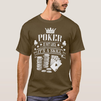 T-shirt Jeu Cool de poker Jeu de carte Casino jeu Blackjac