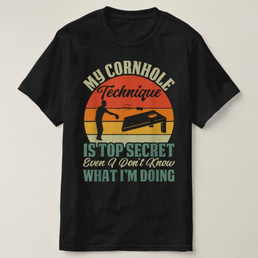 T-shirt Jeu Cornhole Toss (Design devant)