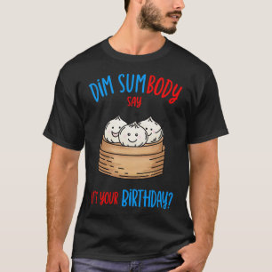 T-shirt Jeu d'anniversaire Dim Sum