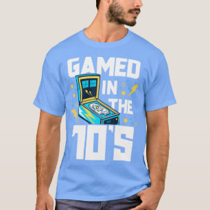 T-shirt Jeu Dans les années 70 Chemise Pinball Pour Hommes
