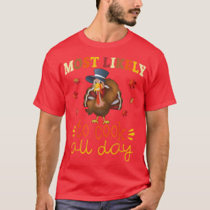 T-shirt Jeu d'appariement familial de Thanksgiving le plus