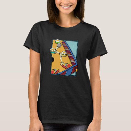 T-shirt Jeu d'arcade Vintage Pinball Machine 1 (Devant)