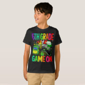 T-shirt Jeu de 6e année à l'école (Devant entier)