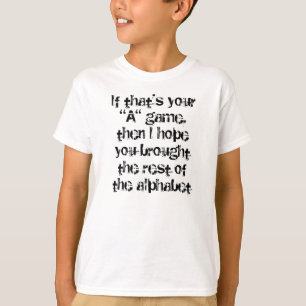 T-shirt Jeu de "A"