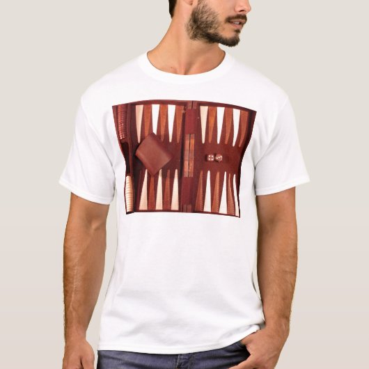 T-shirt Jeu de backgammon (Devant)