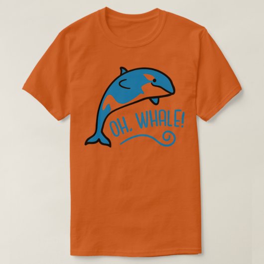 T-shirt jeu de baleines (Design devant)