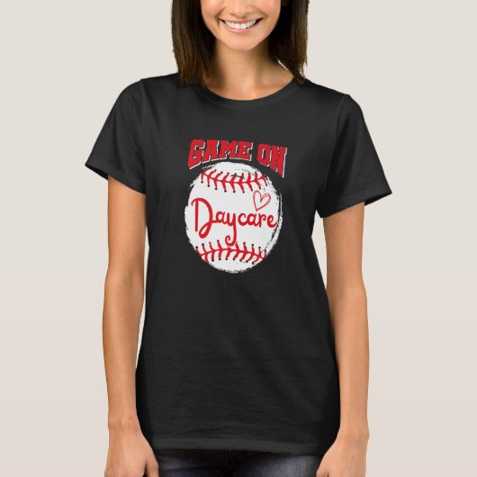 T-shirt Jeu De Baseball De Garde Retour À L'École (Devant)