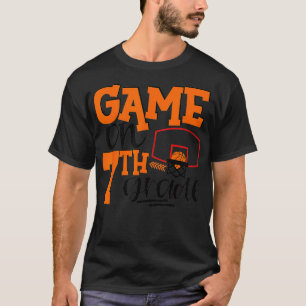 T-shirt Jeu De Basket De 7E Année En 7E Année Pour KIDS He